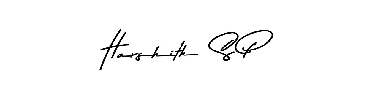 Also we have Harshith  S P name is the best signature style. Create professional handwritten signature collection using Asem Kandis PERSONAL USE autograph style. Harshith  S P signature style 9 images and pictures png
