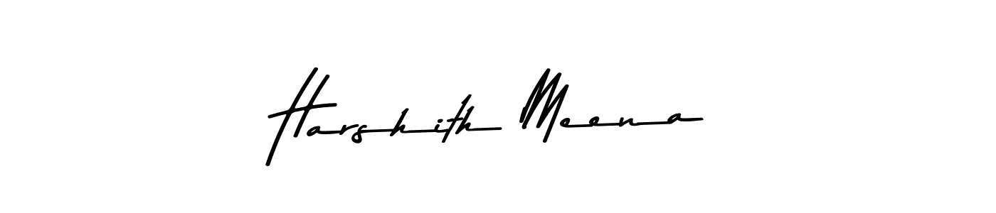 Similarly Asem Kandis PERSONAL USE is the best handwritten signature design. Signature creator online .You can use it as an online autograph creator for name Harshith Meena. Harshith Meena signature style 9 images and pictures png