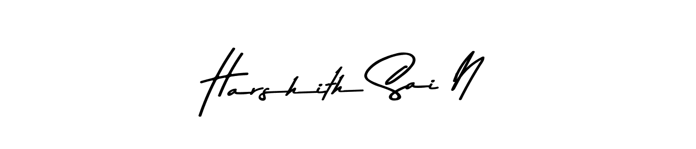 How to Draw Harshith Sai N signature style? Asem Kandis PERSONAL USE is a latest design signature styles for name Harshith Sai N. Harshith Sai N signature style 9 images and pictures png