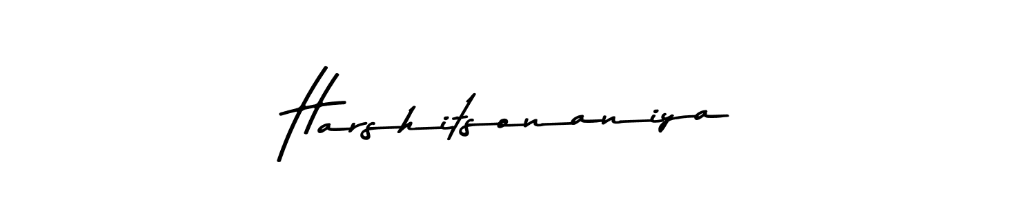 It looks lik you need a new signature style for name Harshitsonaniya. Design unique handwritten (Asem Kandis PERSONAL USE) signature with our free signature maker in just a few clicks. Harshitsonaniya signature style 9 images and pictures png