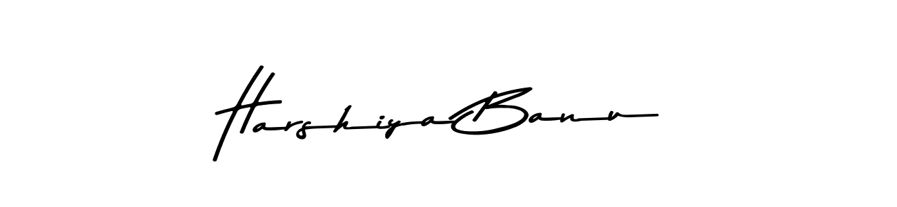 You should practise on your own different ways (Asem Kandis PERSONAL USE) to write your name (Harshiya Banu) in signature. don't let someone else do it for you. Harshiya Banu signature style 9 images and pictures png