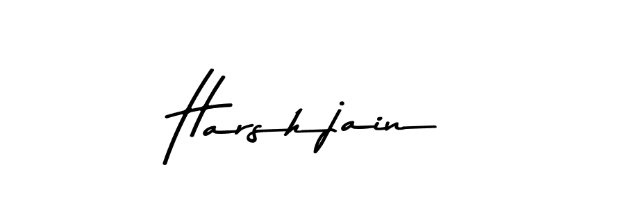 Design your own signature with our free online signature maker. With this signature software, you can create a handwritten (Asem Kandis PERSONAL USE) signature for name Harshjain. Harshjain signature style 9 images and pictures png