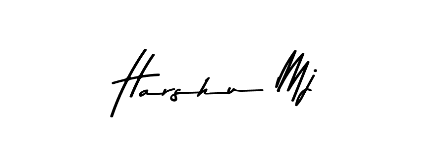 Here are the top 10 professional signature styles for the name Harshu Mj. These are the best autograph styles you can use for your name. Harshu Mj signature style 9 images and pictures png