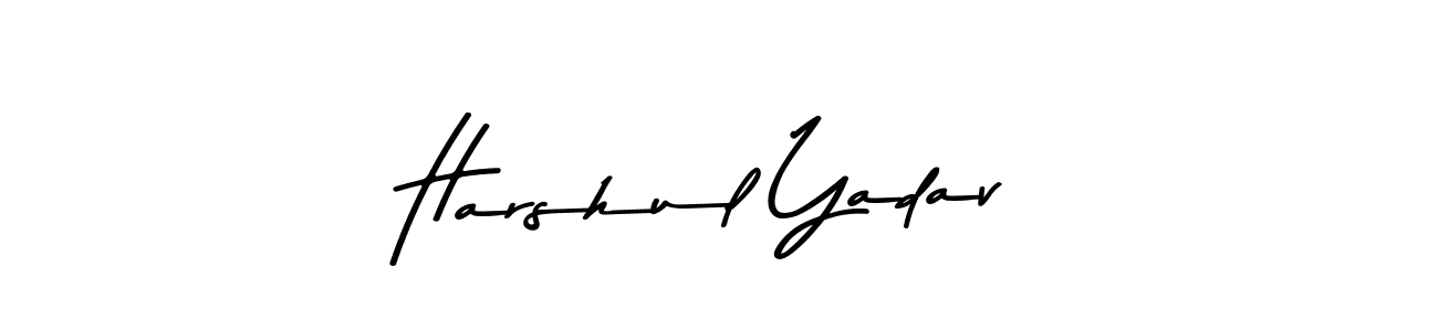 Make a beautiful signature design for name Harshul Yadav. With this signature (Asem Kandis PERSONAL USE) style, you can create a handwritten signature for free. Harshul Yadav signature style 9 images and pictures png