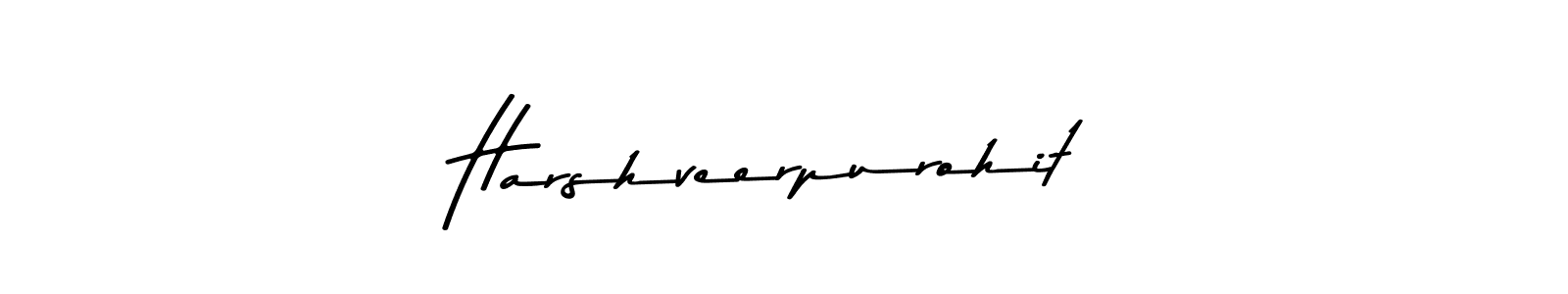 Also we have Harshveerpurohit name is the best signature style. Create professional handwritten signature collection using Asem Kandis PERSONAL USE autograph style. Harshveerpurohit signature style 9 images and pictures png