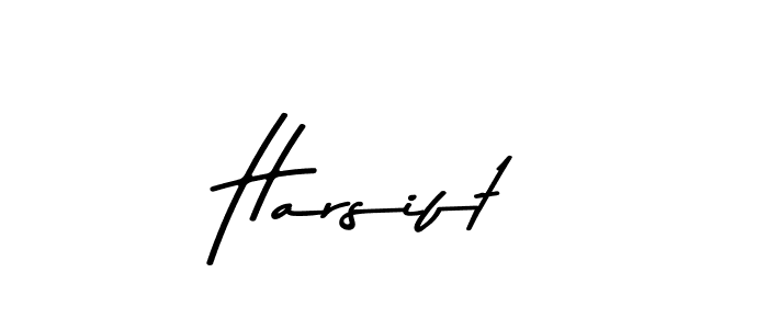 if you are searching for the best signature style for your name Harsift. so please give up your signature search. here we have designed multiple signature styles  using Asem Kandis PERSONAL USE. Harsift signature style 9 images and pictures png
