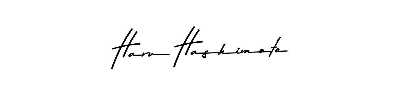 Similarly Asem Kandis PERSONAL USE is the best handwritten signature design. Signature creator online .You can use it as an online autograph creator for name Haru Hashimoto. Haru Hashimoto signature style 9 images and pictures png
