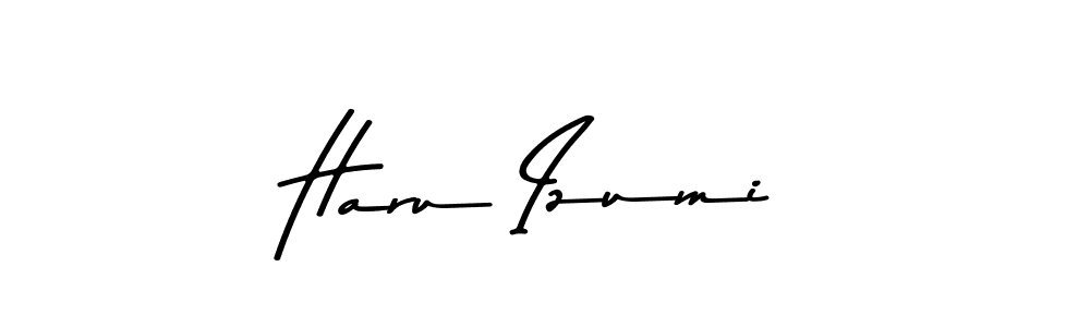 Similarly Asem Kandis PERSONAL USE is the best handwritten signature design. Signature creator online .You can use it as an online autograph creator for name Haru Izumi. Haru Izumi signature style 9 images and pictures png