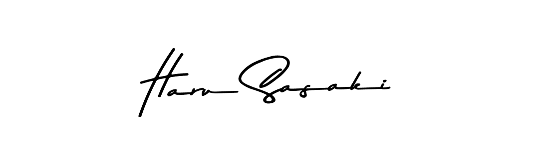 Make a beautiful signature design for name Haru Sasaki. Use this online signature maker to create a handwritten signature for free. Haru Sasaki signature style 9 images and pictures png