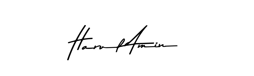 Similarly Asem Kandis PERSONAL USE is the best handwritten signature design. Signature creator online .You can use it as an online autograph creator for name Harul Amin. Harul Amin signature style 9 images and pictures png