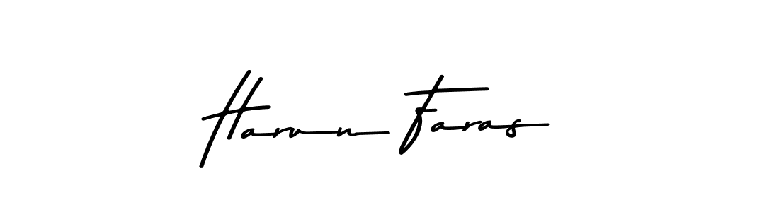 Harun Faras stylish signature style. Best Handwritten Sign (Asem Kandis PERSONAL USE) for my name. Handwritten Signature Collection Ideas for my name Harun Faras. Harun Faras signature style 9 images and pictures png