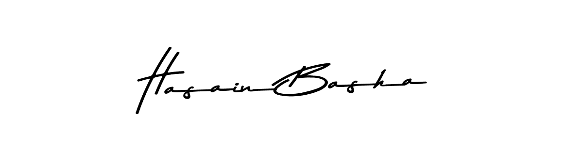 Make a beautiful signature design for name Hasain Basha. Use this online signature maker to create a handwritten signature for free. Hasain Basha signature style 9 images and pictures png