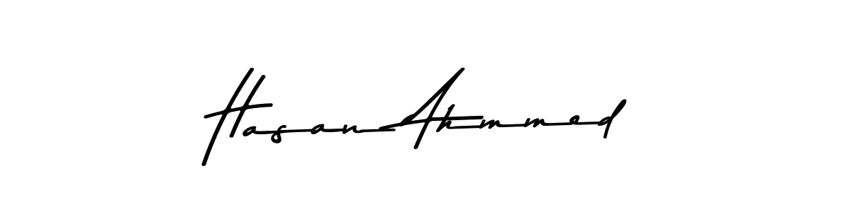 Make a beautiful signature design for name Hasan Ahmmed. Use this online signature maker to create a handwritten signature for free. Hasan Ahmmed signature style 9 images and pictures png