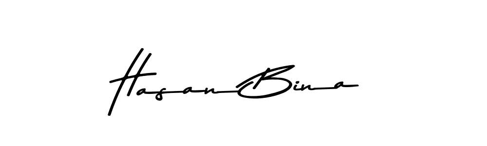 Hasan Bina stylish signature style. Best Handwritten Sign (Asem Kandis PERSONAL USE) for my name. Handwritten Signature Collection Ideas for my name Hasan Bina. Hasan Bina signature style 9 images and pictures png