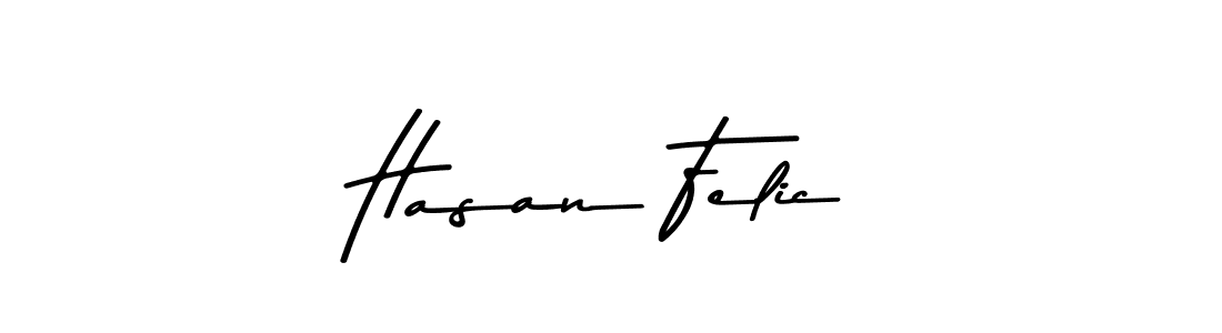 Use a signature maker to create a handwritten signature online. With this signature software, you can design (Asem Kandis PERSONAL USE) your own signature for name Hasan Felic. Hasan Felic signature style 9 images and pictures png