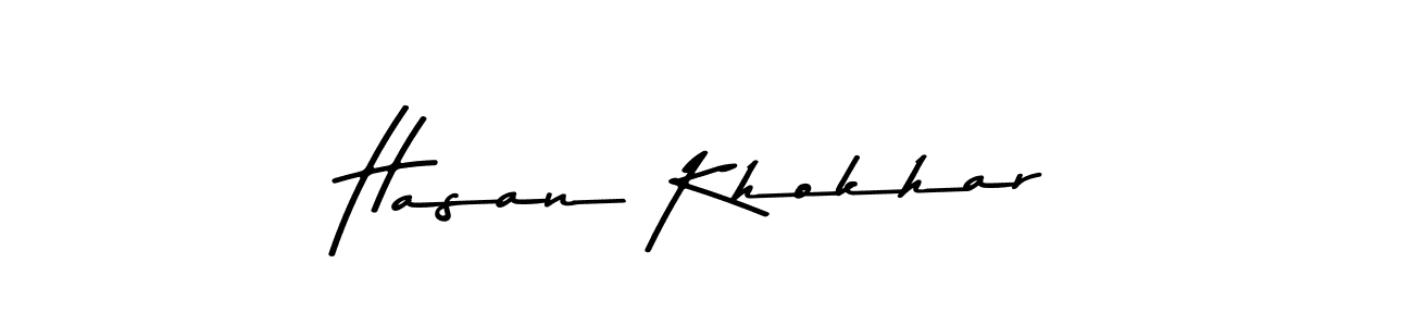 Similarly Asem Kandis PERSONAL USE is the best handwritten signature design. Signature creator online .You can use it as an online autograph creator for name Hasan Khokhar. Hasan Khokhar signature style 9 images and pictures png
