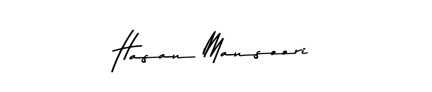 How to make Hasan Mansoori signature? Asem Kandis PERSONAL USE is a professional autograph style. Create handwritten signature for Hasan Mansoori name. Hasan Mansoori signature style 9 images and pictures png