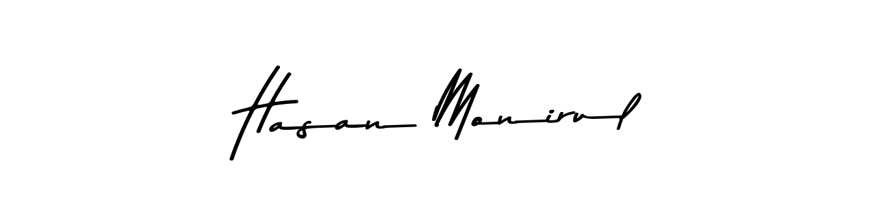 Hasan Monirul stylish signature style. Best Handwritten Sign (Asem Kandis PERSONAL USE) for my name. Handwritten Signature Collection Ideas for my name Hasan Monirul. Hasan Monirul signature style 9 images and pictures png