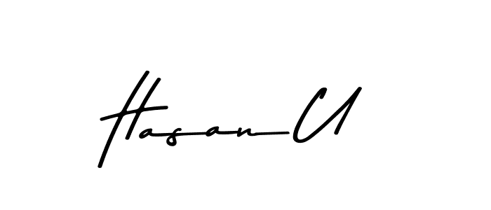 Design your own signature with our free online signature maker. With this signature software, you can create a handwritten (Asem Kandis PERSONAL USE) signature for name Hasan U. Hasan U signature style 9 images and pictures png