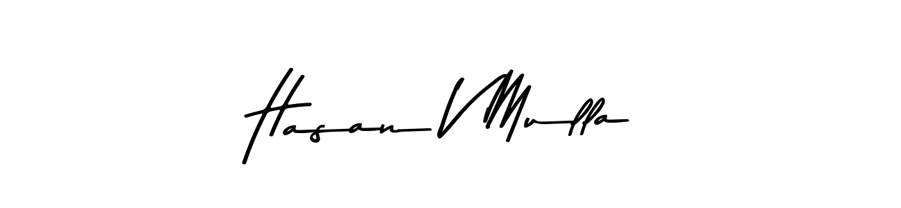 Asem Kandis PERSONAL USE is a professional signature style that is perfect for those who want to add a touch of class to their signature. It is also a great choice for those who want to make their signature more unique. Get Hasan V Mulla name to fancy signature for free. Hasan V Mulla signature style 9 images and pictures png