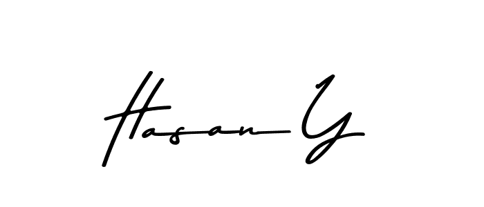 Similarly Asem Kandis PERSONAL USE is the best handwritten signature design. Signature creator online .You can use it as an online autograph creator for name Hasan Y. Hasan Y signature style 9 images and pictures png