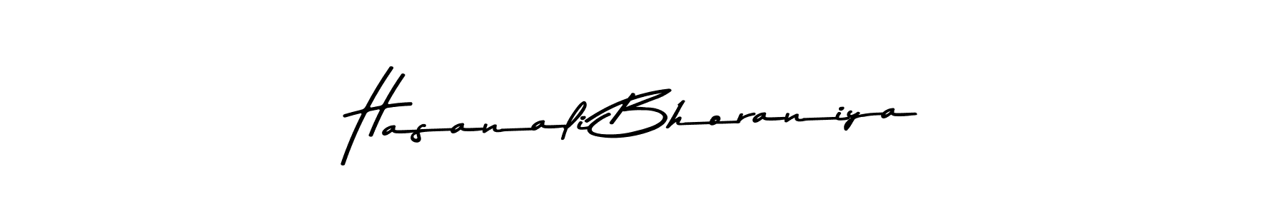 You can use this online signature creator to create a handwritten signature for the name Hasanali Bhoraniya. This is the best online autograph maker. Hasanali Bhoraniya signature style 9 images and pictures png