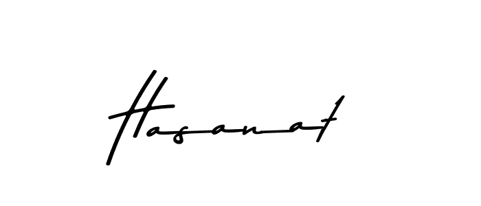 Hasanat stylish signature style. Best Handwritten Sign (Asem Kandis PERSONAL USE) for my name. Handwritten Signature Collection Ideas for my name Hasanat. Hasanat signature style 9 images and pictures png