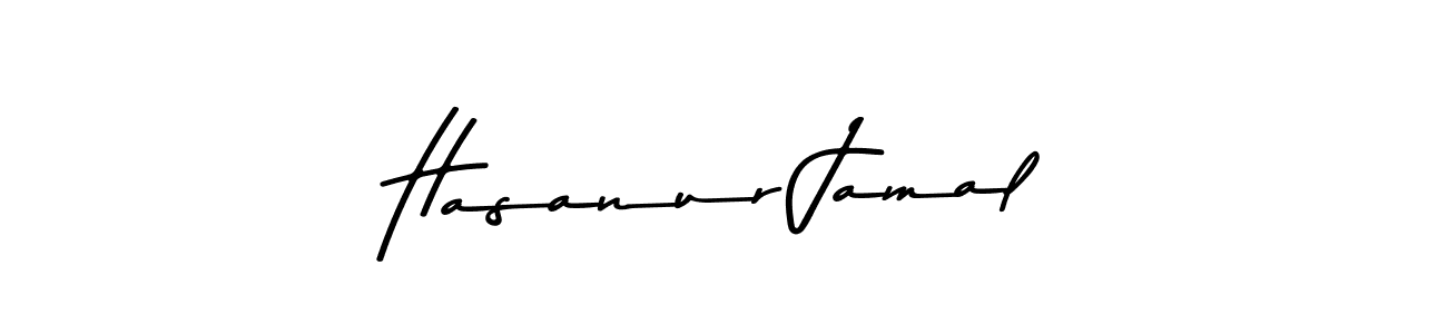 Make a beautiful signature design for name Hasanur Jamal. With this signature (Asem Kandis PERSONAL USE) style, you can create a handwritten signature for free. Hasanur Jamal signature style 9 images and pictures png