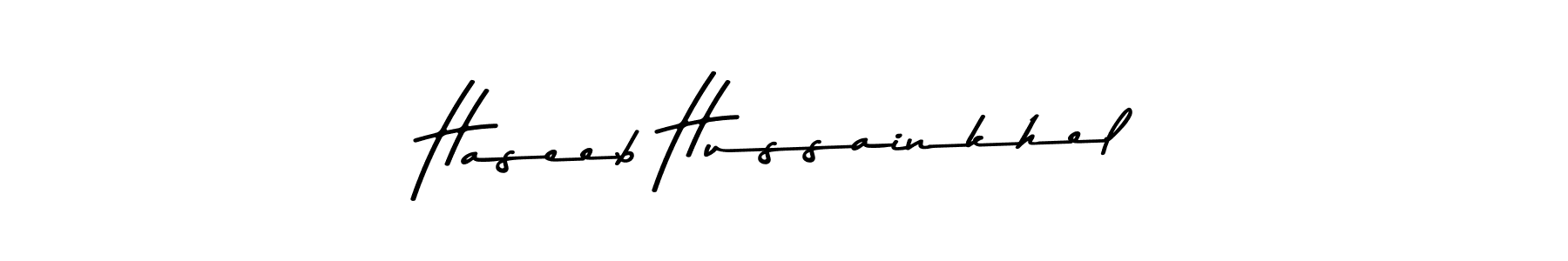 How to make Haseeb Hussainkhel signature? Asem Kandis PERSONAL USE is a professional autograph style. Create handwritten signature for Haseeb Hussainkhel name. Haseeb Hussainkhel signature style 9 images and pictures png