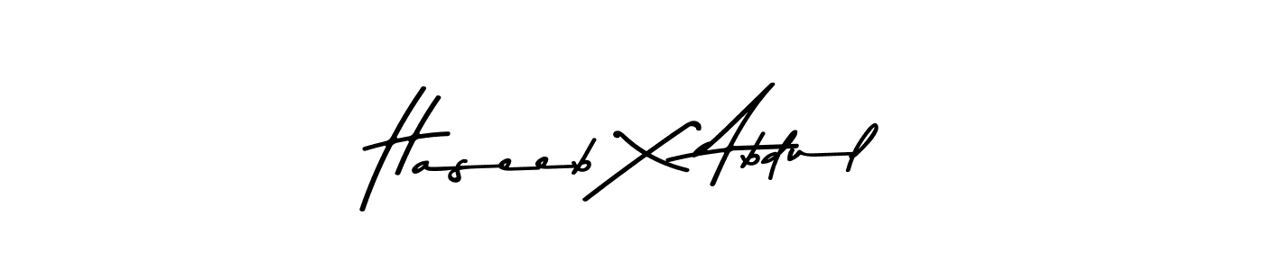 Once you've used our free online signature maker to create your best signature Asem Kandis PERSONAL USE style, it's time to enjoy all of the benefits that Haseeb X Abdul name signing documents. Haseeb X Abdul signature style 9 images and pictures png