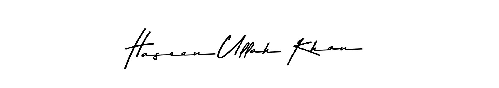 Haseen Ullah Khan stylish signature style. Best Handwritten Sign (Asem Kandis PERSONAL USE) for my name. Handwritten Signature Collection Ideas for my name Haseen Ullah Khan. Haseen Ullah Khan signature style 9 images and pictures png