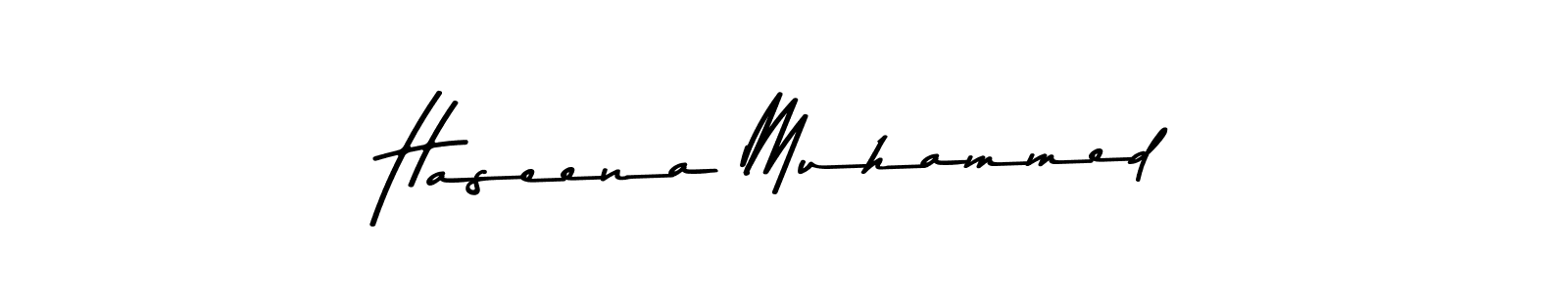 It looks lik you need a new signature style for name Haseena Muhammed. Design unique handwritten (Asem Kandis PERSONAL USE) signature with our free signature maker in just a few clicks. Haseena Muhammed signature style 9 images and pictures png