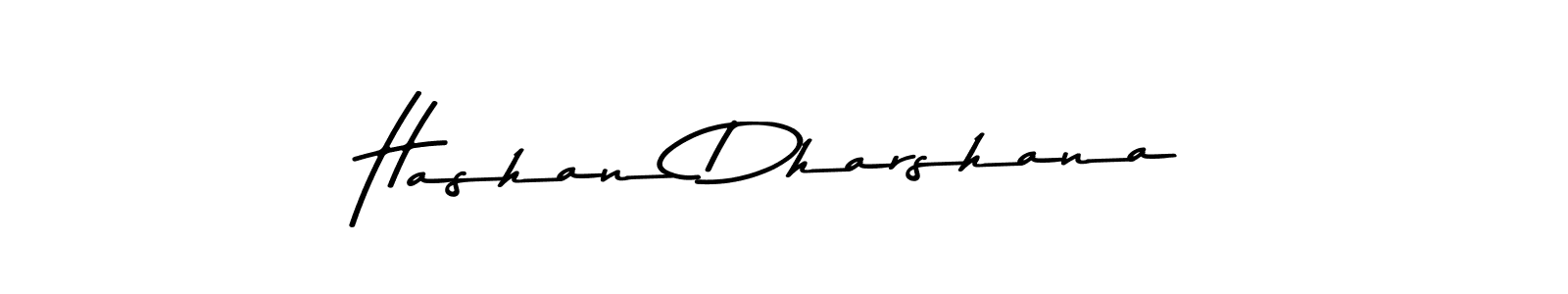 Design your own signature with our free online signature maker. With this signature software, you can create a handwritten (Asem Kandis PERSONAL USE) signature for name Hashan Dharshana. Hashan Dharshana signature style 9 images and pictures png