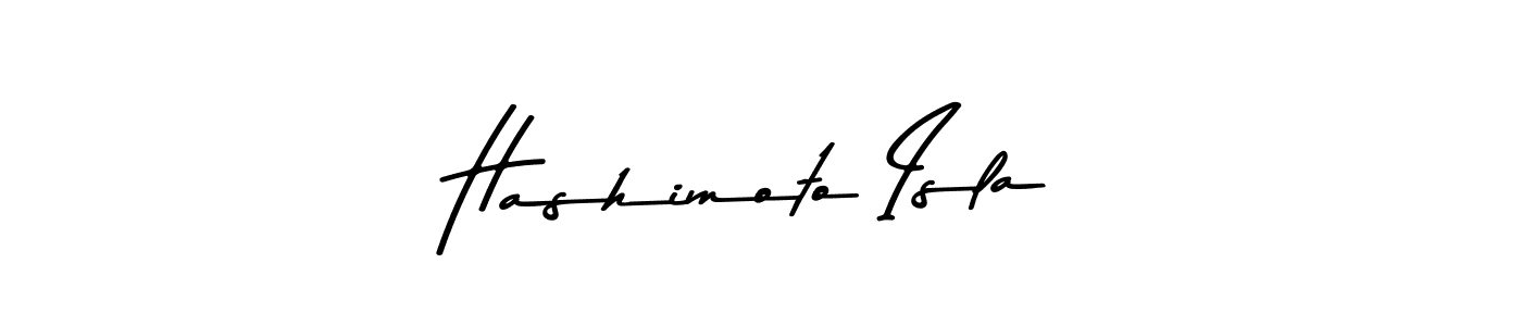 How to make Hashimoto Isla signature? Asem Kandis PERSONAL USE is a professional autograph style. Create handwritten signature for Hashimoto Isla name. Hashimoto Isla signature style 9 images and pictures png