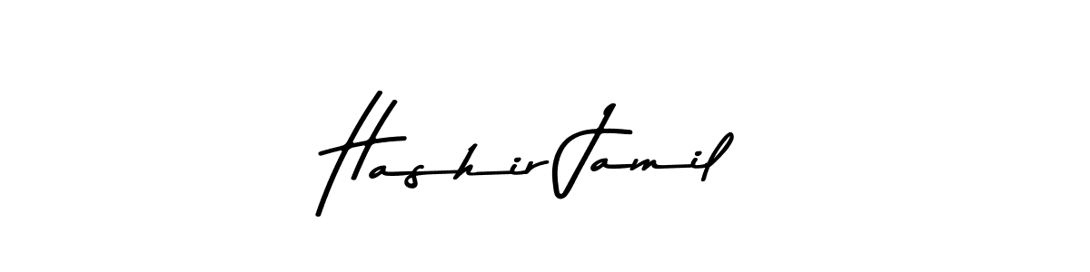 Make a beautiful signature design for name Hashir Jamil. With this signature (Asem Kandis PERSONAL USE) style, you can create a handwritten signature for free. Hashir Jamil signature style 9 images and pictures png