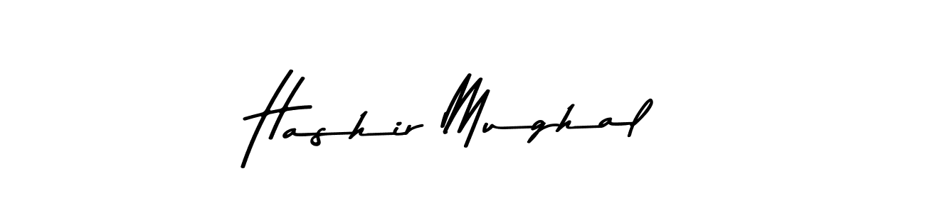 Design your own signature with our free online signature maker. With this signature software, you can create a handwritten (Asem Kandis PERSONAL USE) signature for name Hashir Mughal. Hashir Mughal signature style 9 images and pictures png