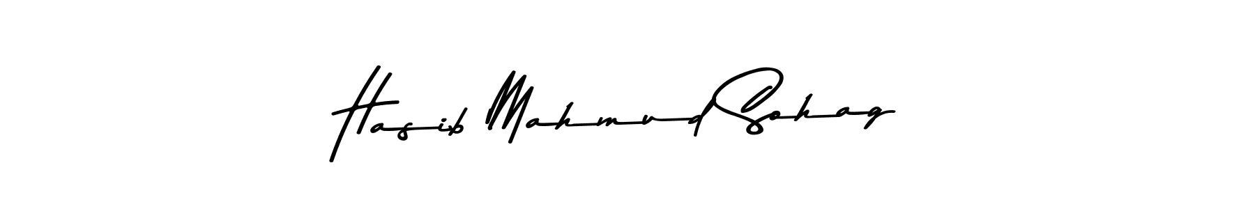 Create a beautiful signature design for name Hasib Mahmud Sohag. With this signature (Asem Kandis PERSONAL USE) fonts, you can make a handwritten signature for free. Hasib Mahmud Sohag signature style 9 images and pictures png