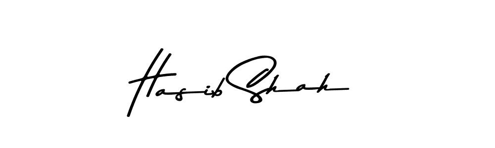 Hasib Shah stylish signature style. Best Handwritten Sign (Asem Kandis PERSONAL USE) for my name. Handwritten Signature Collection Ideas for my name Hasib Shah. Hasib Shah signature style 9 images and pictures png