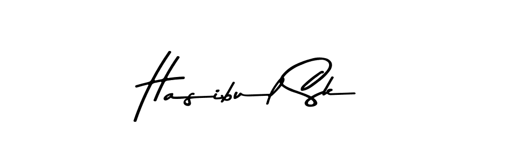 The best way (Asem Kandis PERSONAL USE) to make a short signature is to pick only two or three words in your name. The name Hasibul Sk include a total of six letters. For converting this name. Hasibul Sk signature style 9 images and pictures png