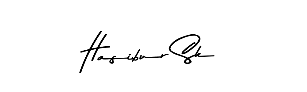How to make Hasibur Sk name signature. Use Asem Kandis PERSONAL USE style for creating short signs online. This is the latest handwritten sign. Hasibur Sk signature style 9 images and pictures png