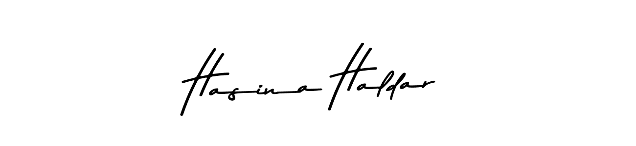 Hasina Haldar stylish signature style. Best Handwritten Sign (Asem Kandis PERSONAL USE) for my name. Handwritten Signature Collection Ideas for my name Hasina Haldar. Hasina Haldar signature style 9 images and pictures png