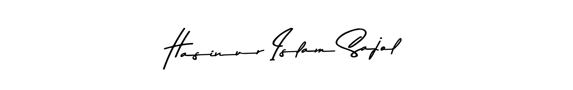 The best way (Asem Kandis PERSONAL USE) to make a short signature is to pick only two or three words in your name. The name Hasinur Islam Sajol include a total of six letters. For converting this name. Hasinur Islam Sajol signature style 9 images and pictures png