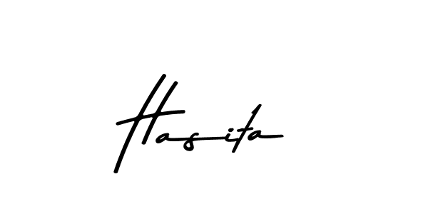 How to make Hasita signature? Asem Kandis PERSONAL USE is a professional autograph style. Create handwritten signature for Hasita name. Hasita signature style 9 images and pictures png