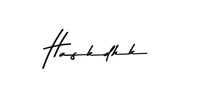 Also we have Haskdhk name is the best signature style. Create professional handwritten signature collection using Asem Kandis PERSONAL USE autograph style. Haskdhk signature style 9 images and pictures png