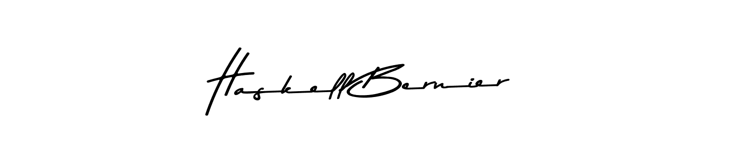 Asem Kandis PERSONAL USE is a professional signature style that is perfect for those who want to add a touch of class to their signature. It is also a great choice for those who want to make their signature more unique. Get Haskell Bernier name to fancy signature for free. Haskell Bernier signature style 9 images and pictures png