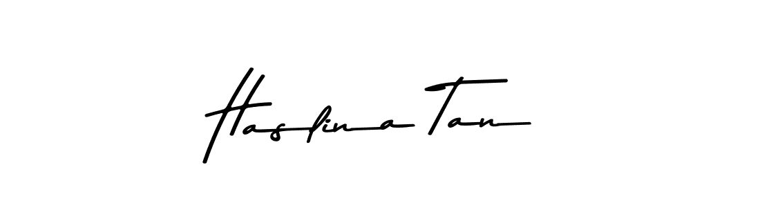 This is the best signature style for the Haslina Tan name. Also you like these signature font (Asem Kandis PERSONAL USE). Mix name signature. Haslina Tan signature style 9 images and pictures png