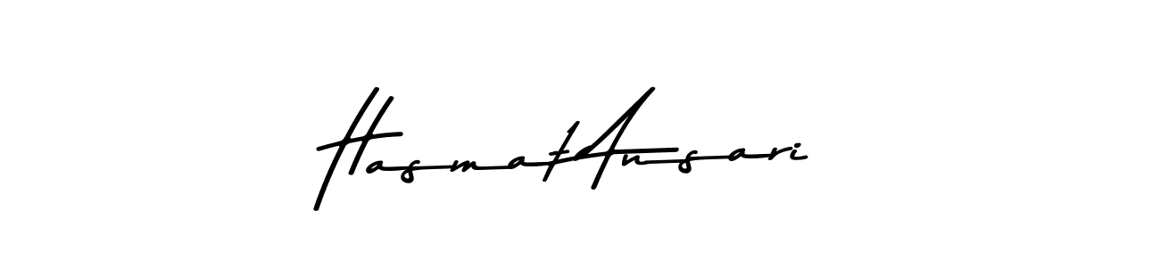 Here are the top 10 professional signature styles for the name Hasmat Ansari. These are the best autograph styles you can use for your name. Hasmat Ansari signature style 9 images and pictures png