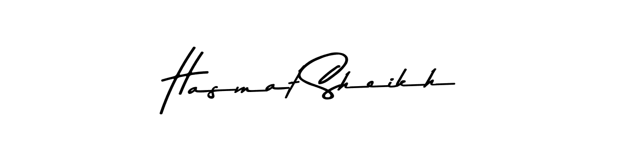 How to make Hasmat Sheikh signature? Asem Kandis PERSONAL USE is a professional autograph style. Create handwritten signature for Hasmat Sheikh name. Hasmat Sheikh signature style 9 images and pictures png