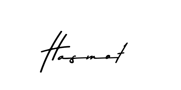 Create a beautiful signature design for name Hasmot. With this signature (Asem Kandis PERSONAL USE) fonts, you can make a handwritten signature for free. Hasmot signature style 9 images and pictures png