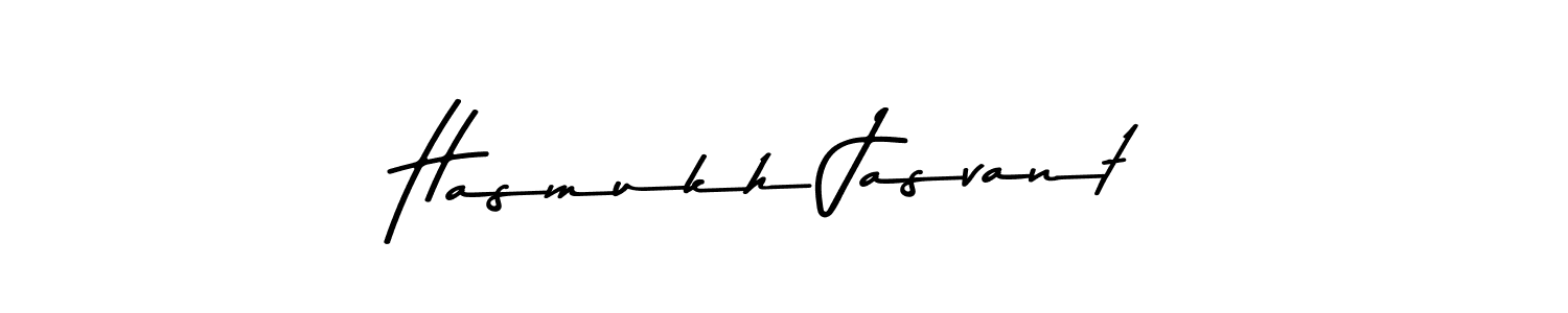 Use a signature maker to create a handwritten signature online. With this signature software, you can design (Asem Kandis PERSONAL USE) your own signature for name Hasmukh Jasvant. Hasmukh Jasvant signature style 9 images and pictures png